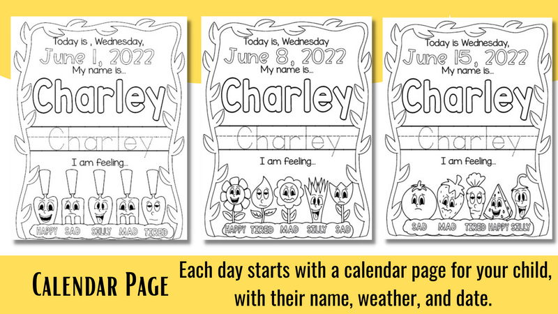 June Toddler Workbook