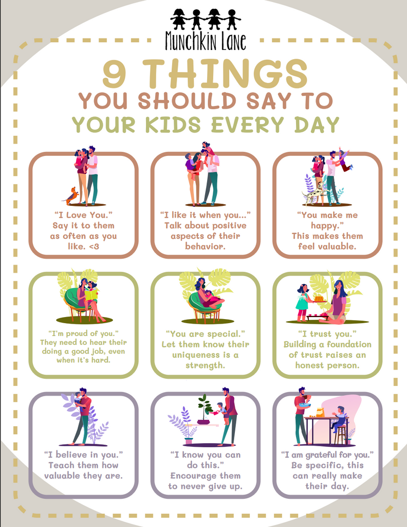 9 Things You Should Say To Your Kids