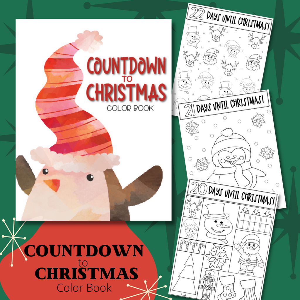 Countdown to Christmas Color Book