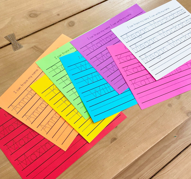 Trace your Name - Laminated