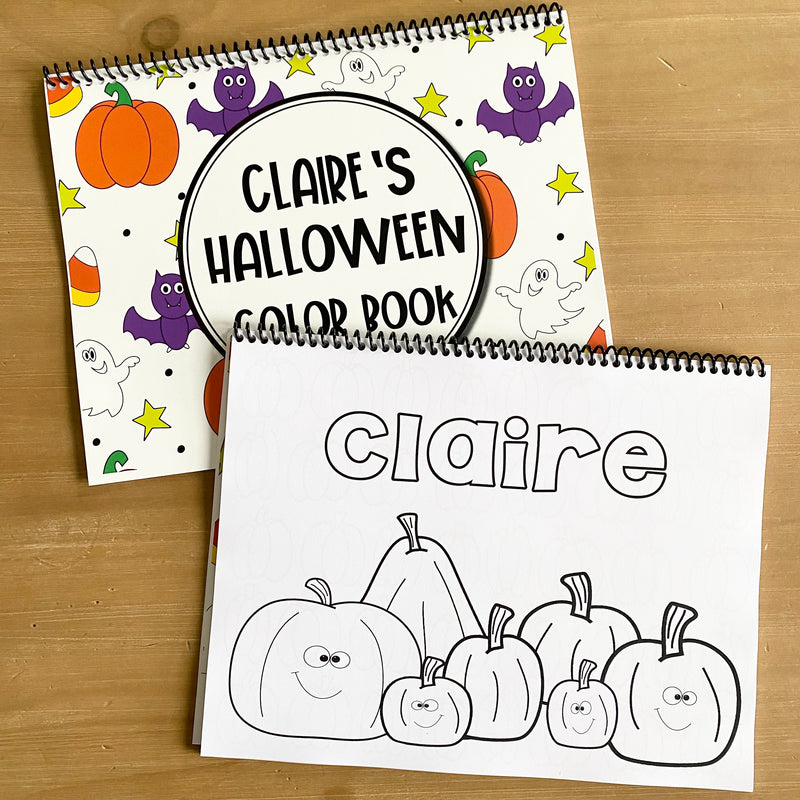 Large Halloween Color Book