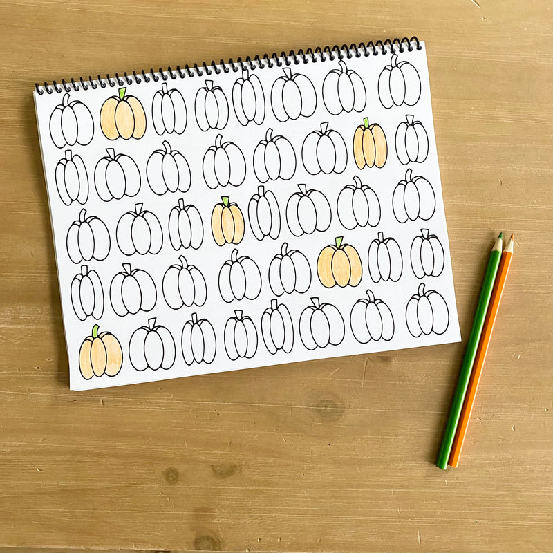 Large Halloween Color Book