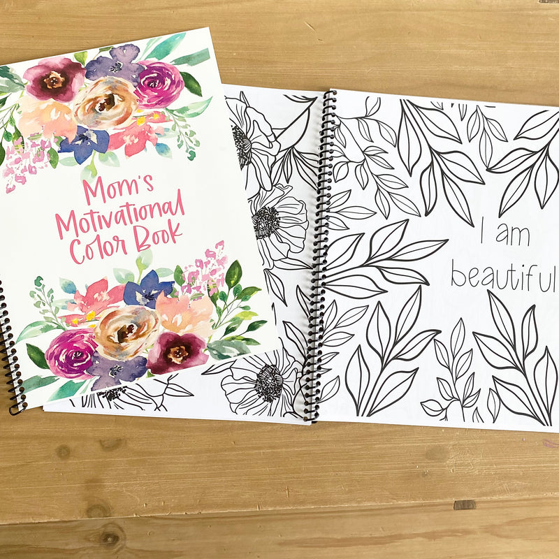 Mom's Motivational Color Book