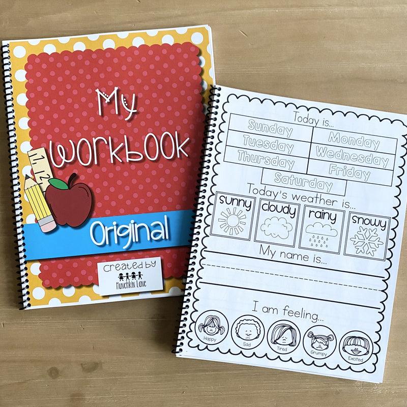 Original Preschool Workbook- No Name