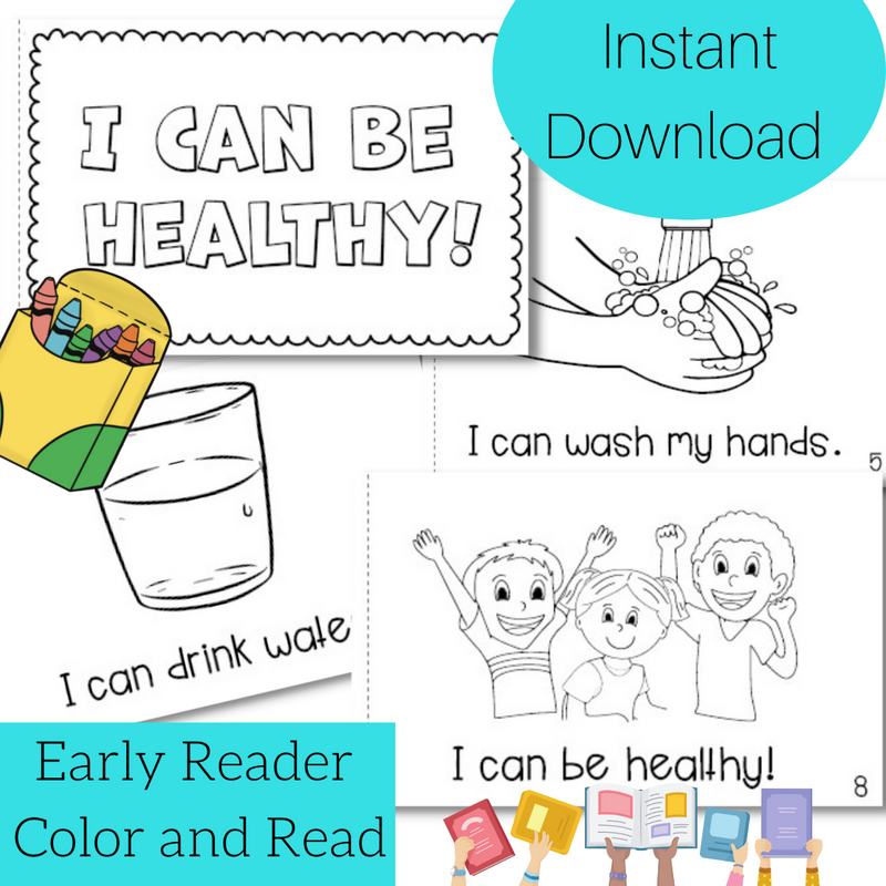 I can be healthy printable book