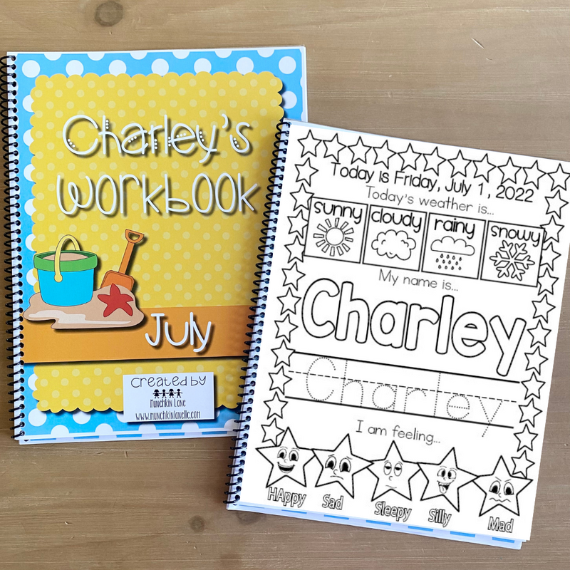 zPersonalized Workbook Subscription- Toddler