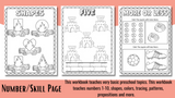 July Toddler Workbook