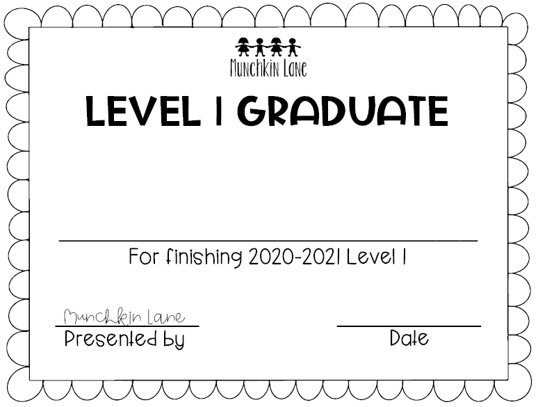 Graduation Certificates