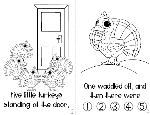 Five Little Turkeys - Digital