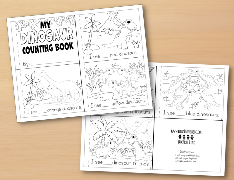 Dinosaur Counting Book - Digital