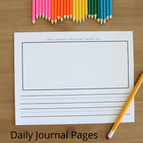 Kindergarten Journal Pages
