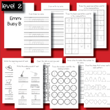 This is the level 2 option which is good for PreK ages children with name tracing uppercase and lowercase letters with some missing beginning and ending sounds counting and patters.